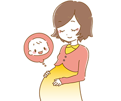 妊娠のイラスト